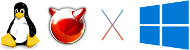 Linux, FreeBSD, OSX, Windows Linux, FreeBSD, OSX, Windows